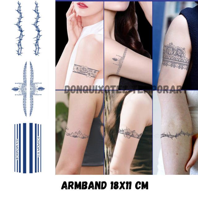 Tatto Semi Permanent Temporary Arm Band Bracelet Hand Circle Arm
