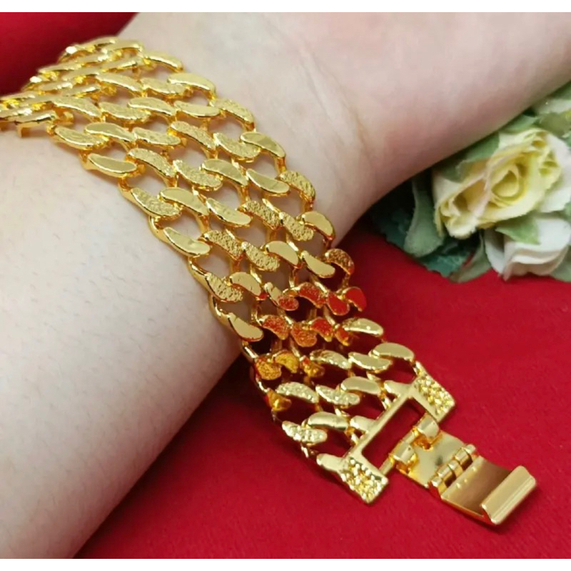 Gold bracelet chain sales for men