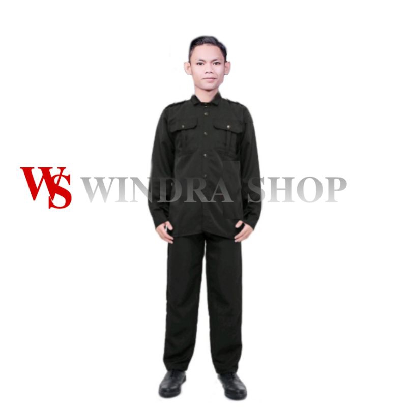 Safari Uniform Dark Brown Safari Uniform Safari Shirt Safari Suit