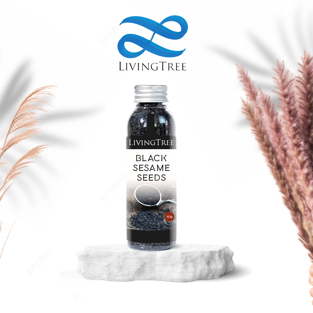 Black Sesame 60gr Black Sesame Seed Original LivingTree Black Sesame ...