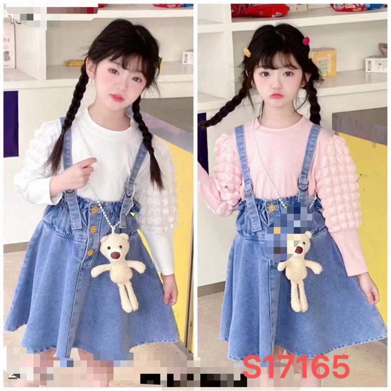 Dress Overalls For Girls/Overalls jeans 2in1 For Girls import/Overalls