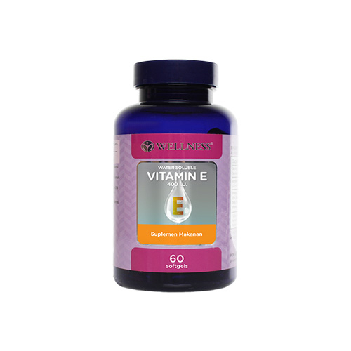 WELLNESS NATURAL VITAMIN E WATER SOLUBLE 400IU 60 SOFTGELS / SUPLEMEN KESEHATAN - Gambar 3
