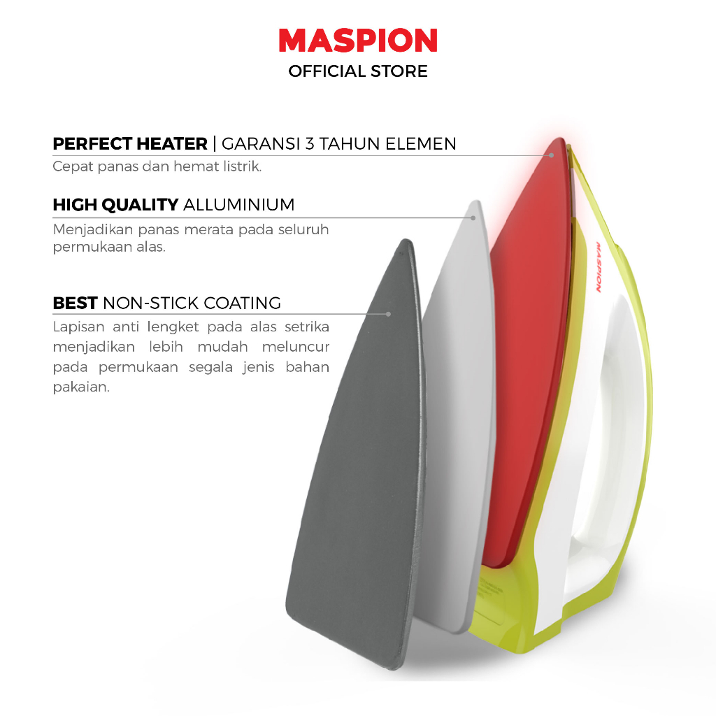 Maspion Setrika Automatic Iron HA-370 - Gambar 3