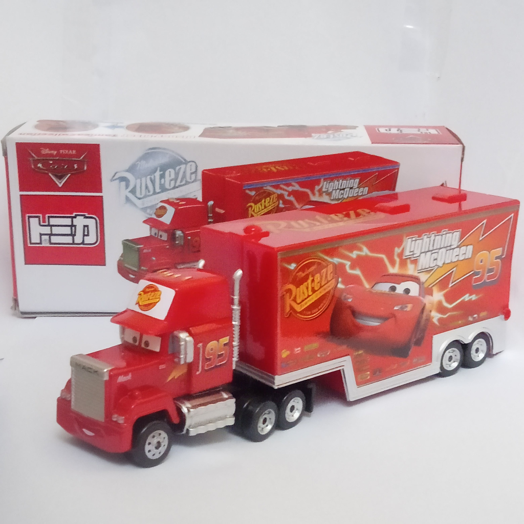 Tomica Disney Cars Mack Transporter Truck Lightning Mcqueen Takara Tomy 