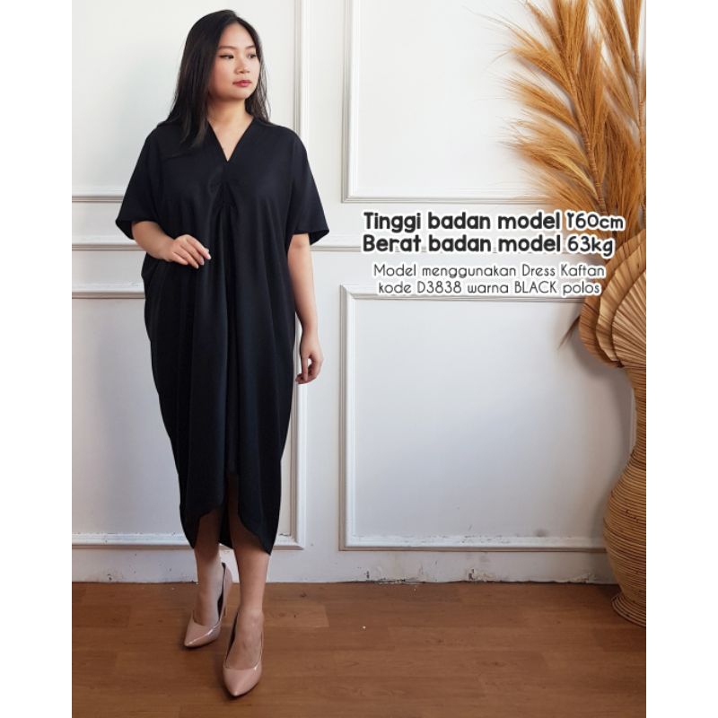 Women's Short Batik Midi Kaftan, Jumbo Party Dress BIG Size 3838 | Shopee  Singapore