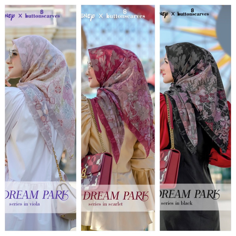 [NEW & Ready] Buttonscarves THE DREAM PARK Series Regular Series