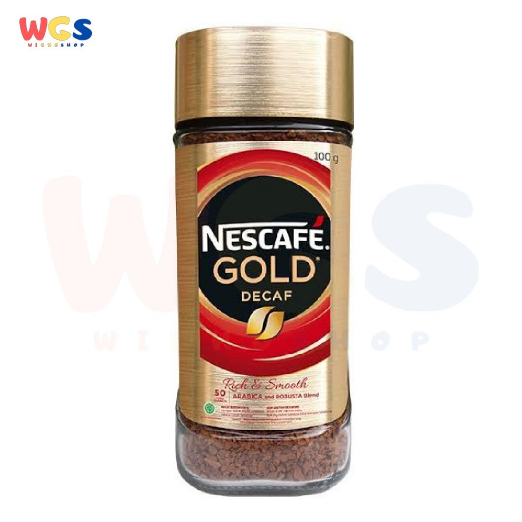 Nescafe Gold Decaf Rich Smooth Arabica & Robusta Instant Coffee 100g