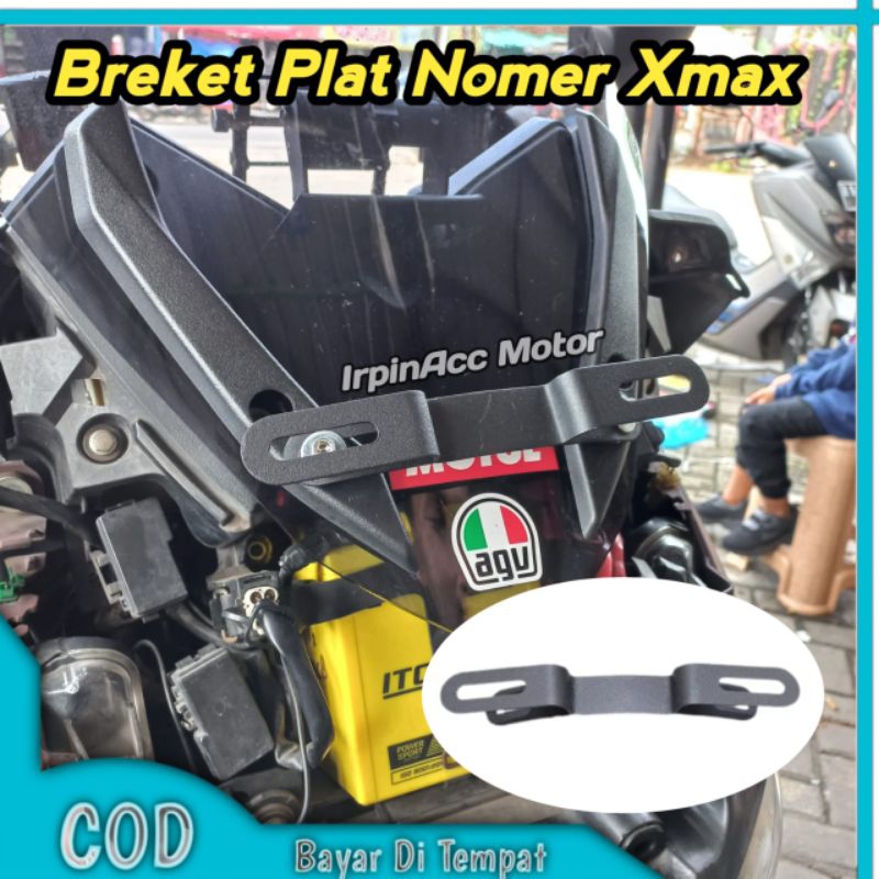 Yamaha Xmax 250 Brackt Napol Plate Bracket on Yamaha Xmax 250 Old ...