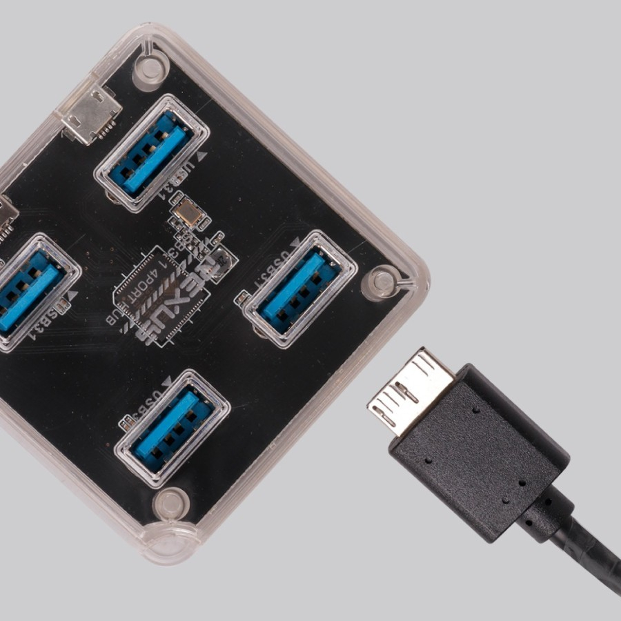 Rexus H331 USB Hub 3.1 4 Port Garansi Resmi - Gambar 3