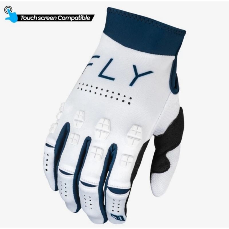 Fly EVOLUTION DST 2024 WHITE NAVY Gloves Shopee Singapore