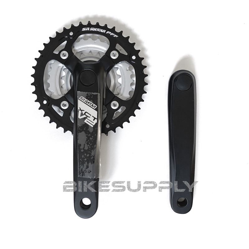 Crank Set Crankset Bicycle Brand SR Suntour PFF XCT V2 Triple 3 Speed 22 32 42T BCD 104 Arm Length 170 mm Type BB Axle Box Alloy Steel Shopee Singapore