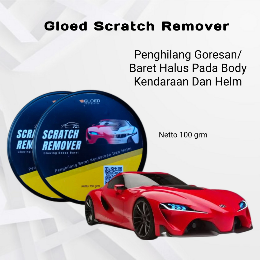 Gloed Scratch Remover/ Penghilang baret / Penghilang goresan body motor mobil dan Helm - Gambar 4