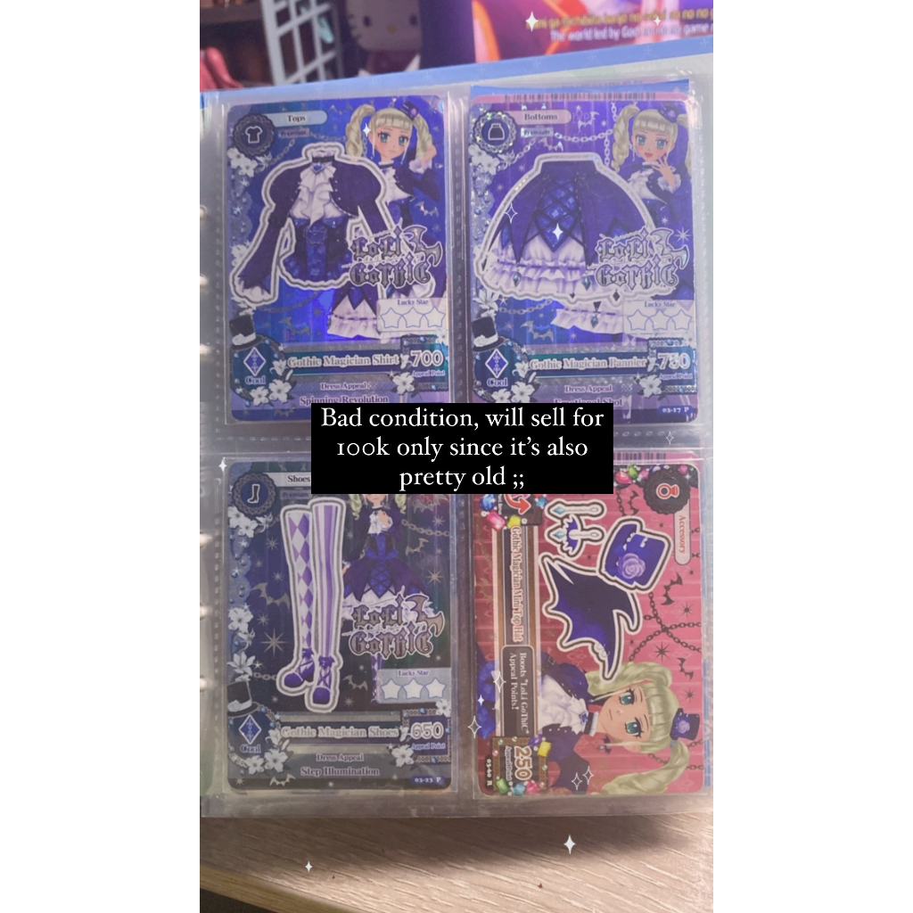 Aikatsu Yurika gothic magician coord premium () | Shopee Singapore