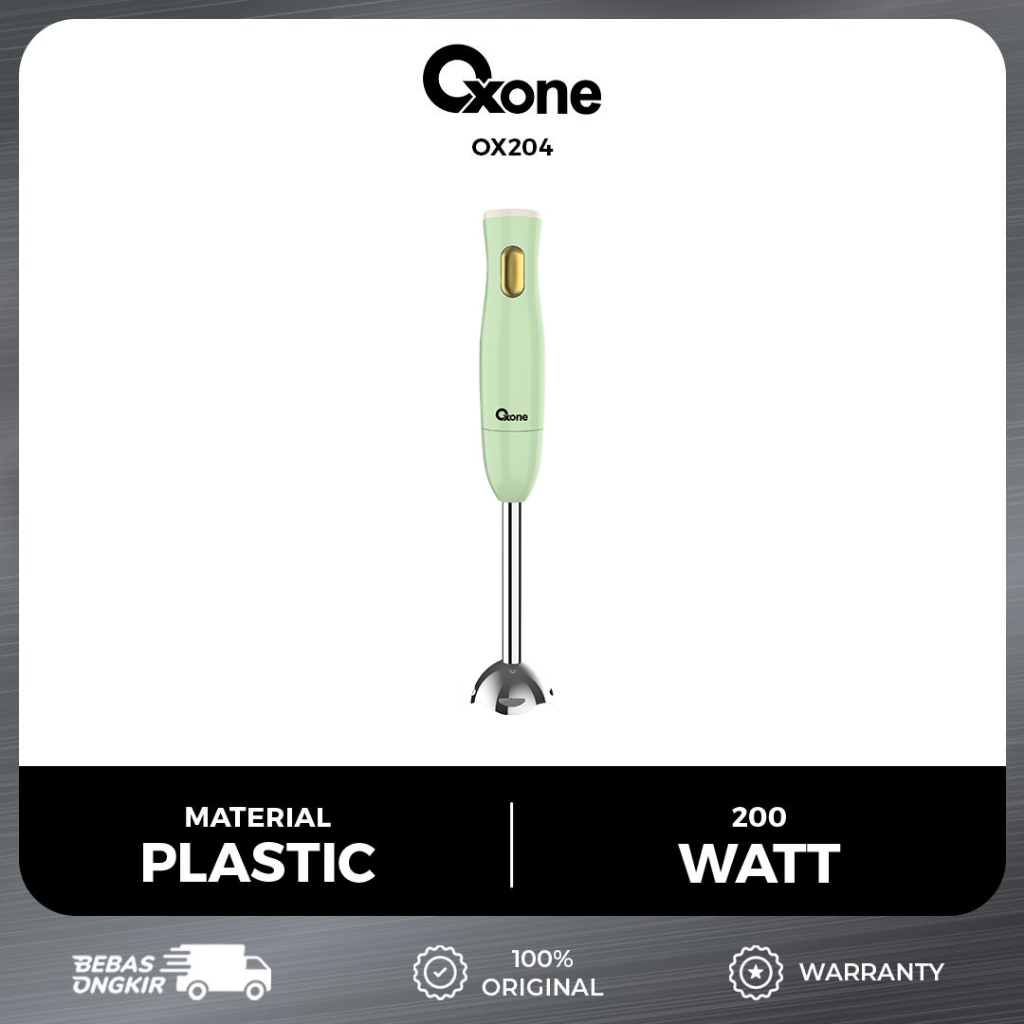 Oxone OX204PG Hand Blender Portabel BPA Free Stainless Steel - Gambar 3