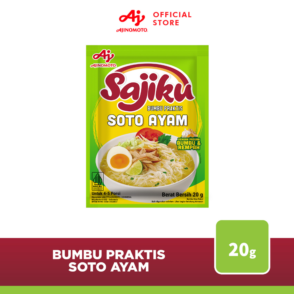 SajikuÂ® Bumbu Soto Ayam 20G 10pcs Lezat Segar - Gambar 2
