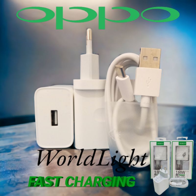 Charger oppo Reno4 F A5 A9 A16 A33 A52 A53 A54 A55 A92 A74 5G A1x