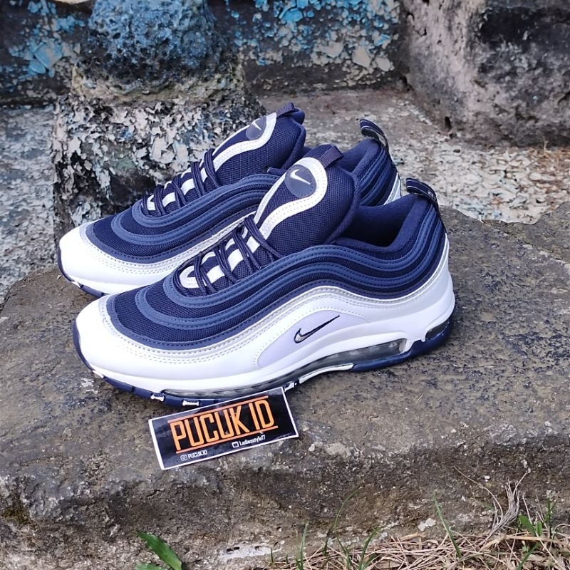 White and blue on sale 97 air max