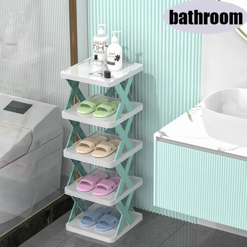 Dreamyhouse Rak Sepatu Sandal 4 Susun Plastik Serbaguna / Tempat Sepatu 5 Susun Murah - Gambar 3