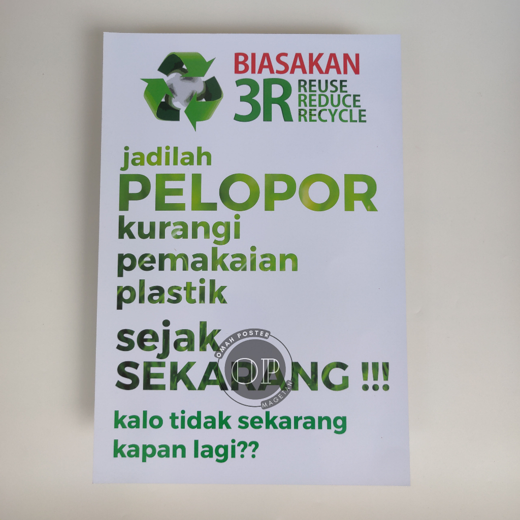 3r Garbage Pioneer Poster - 3R Poster - Reduce - Reuse - Recycle - PHBS ...