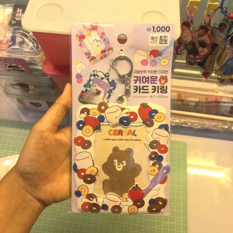 Card HOLDER CAHOL DAISO KOREA OFFICIAL CEREAL | Shopee Singapore