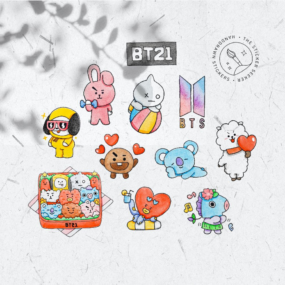 The Sticker SEEKER K-POP Fanart Sticker Pack/Sticker Die Cut | Shopee ...