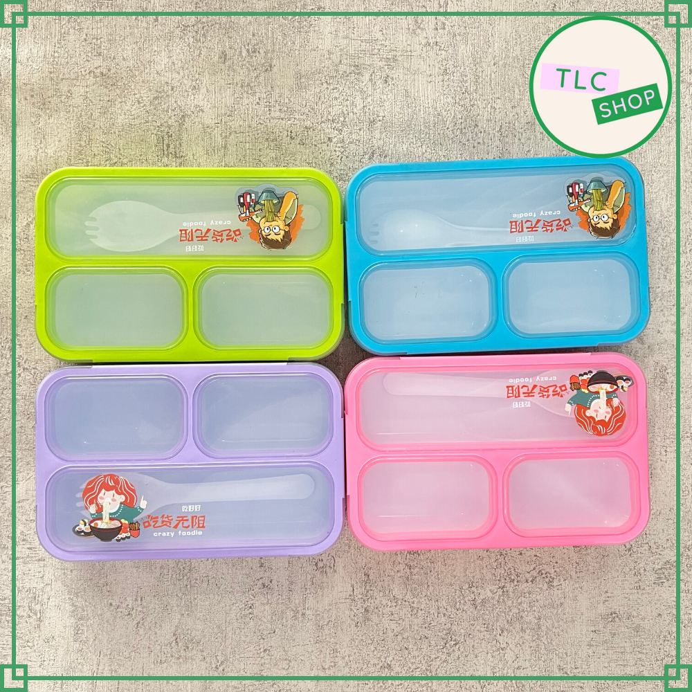 Antispill Mini 3 Bulkhead Mini Lunch Box/AntiSpill Lunch Box/Mini