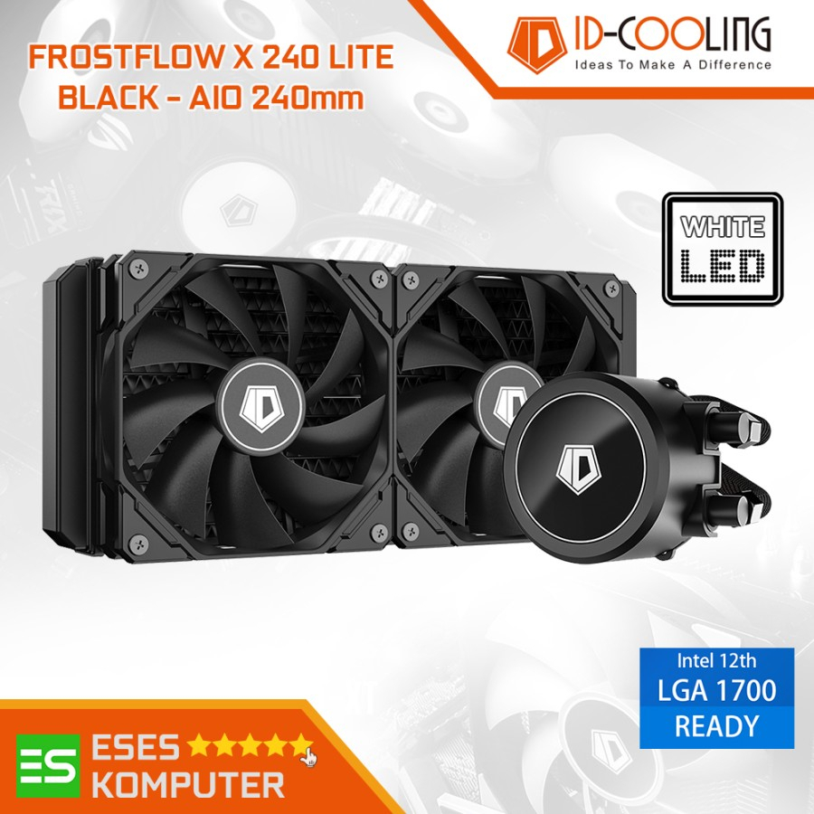 Idcooling FROSTFLOW X 240 LITE BLACK Aio 240mm CPU Liquid Cooler