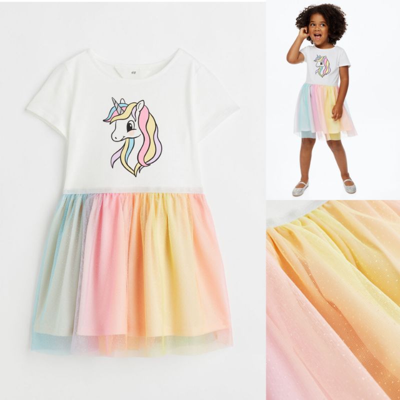 Unicorn tutu best sale dress h&m