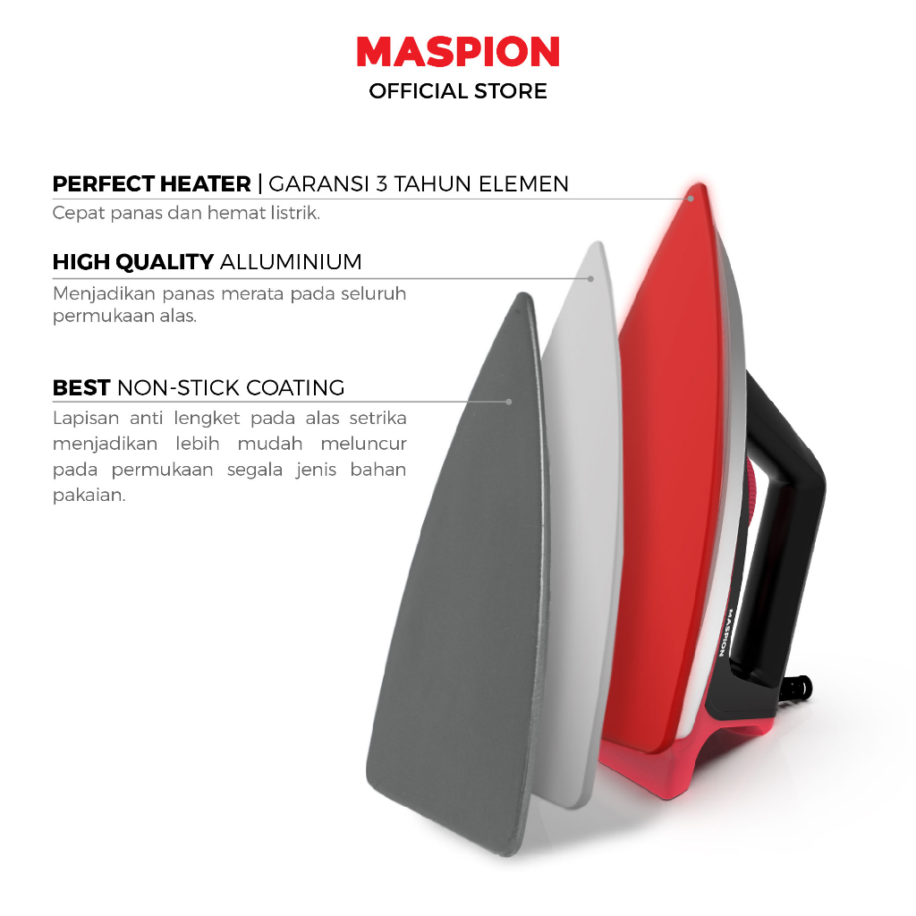 Maspion Setrika Automatic Iron HA-390 - Gambar 3