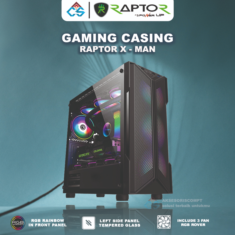 Raptor X-MAN Gaming Case - FULL ATX Gaming Case | Shopee Singapore