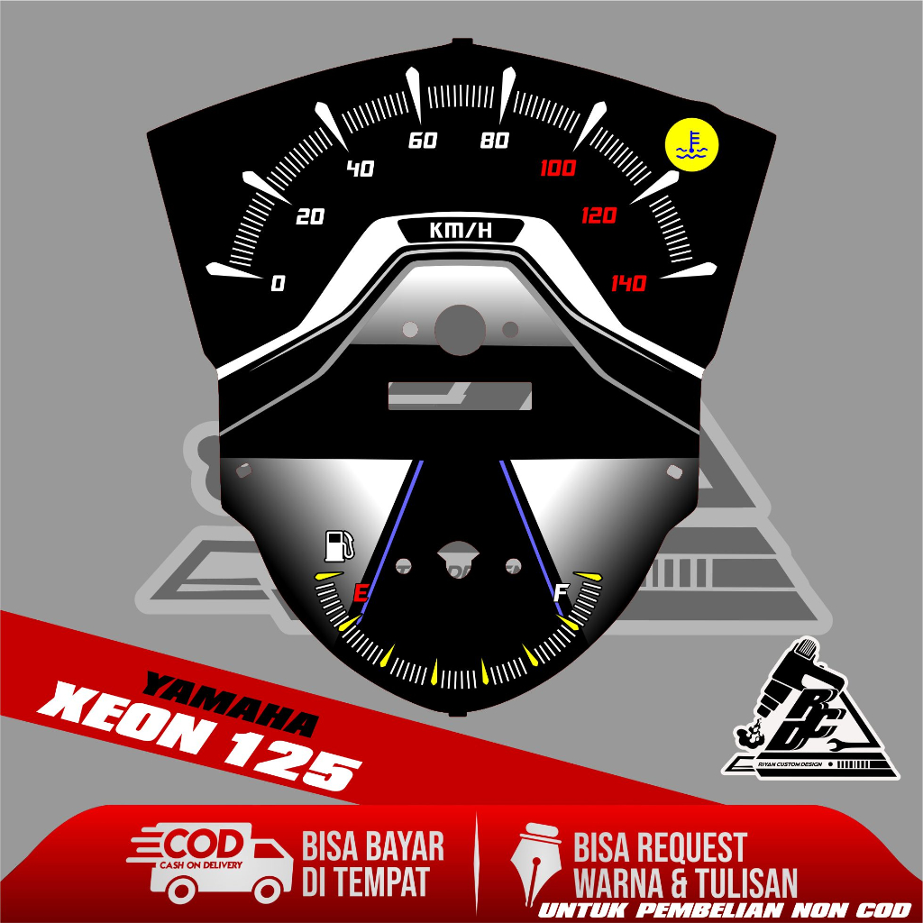 Xeon 125 custom speedometer Board panel spido meter custom xeon 125