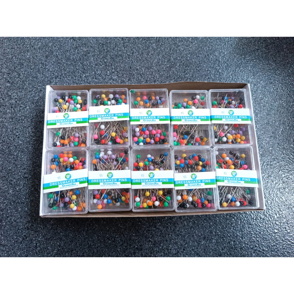 Dress MAKER Pins Colorful Iron Pins 1 Box Of 50 PCS