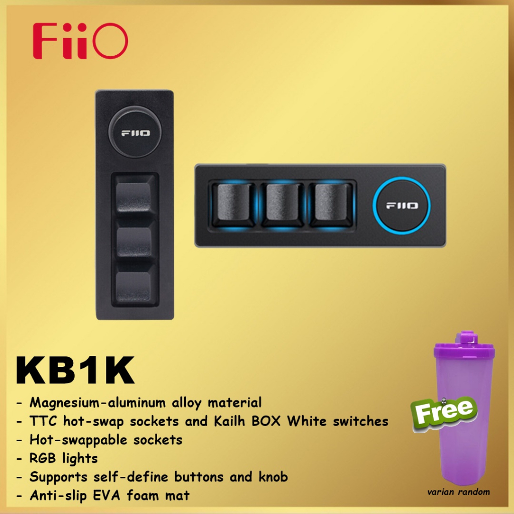 Fiio KB1 KB1K KB 1K Mechanical Keyboard Remote Mechanical HiFi Keycap