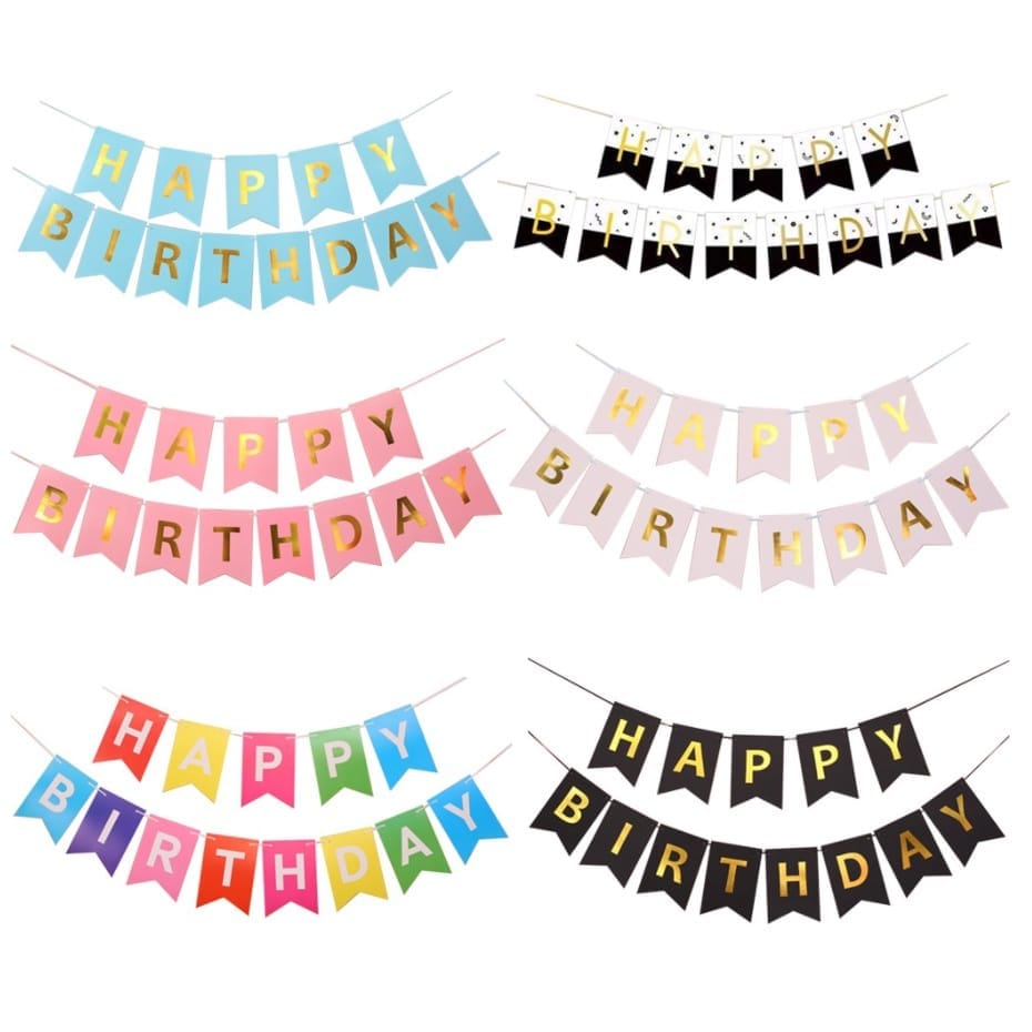 Happy Birthday Banner/Pentagon Birthday Banner/Birthday Banner |Vr ...