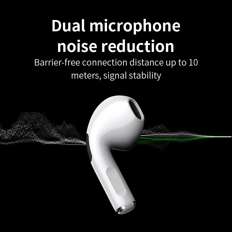 Matei Inpods Pro 6 TWS Earphone Headset Bluetooth Bass Stereo 9D Headphone Olahraga Case Kartun Lucu - Gambar 3