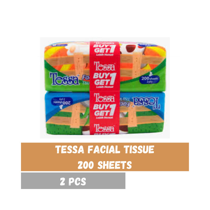 Tissue Tessa 200s TP06 sheet/Tissue Facial Character 200 Sheets 2ply