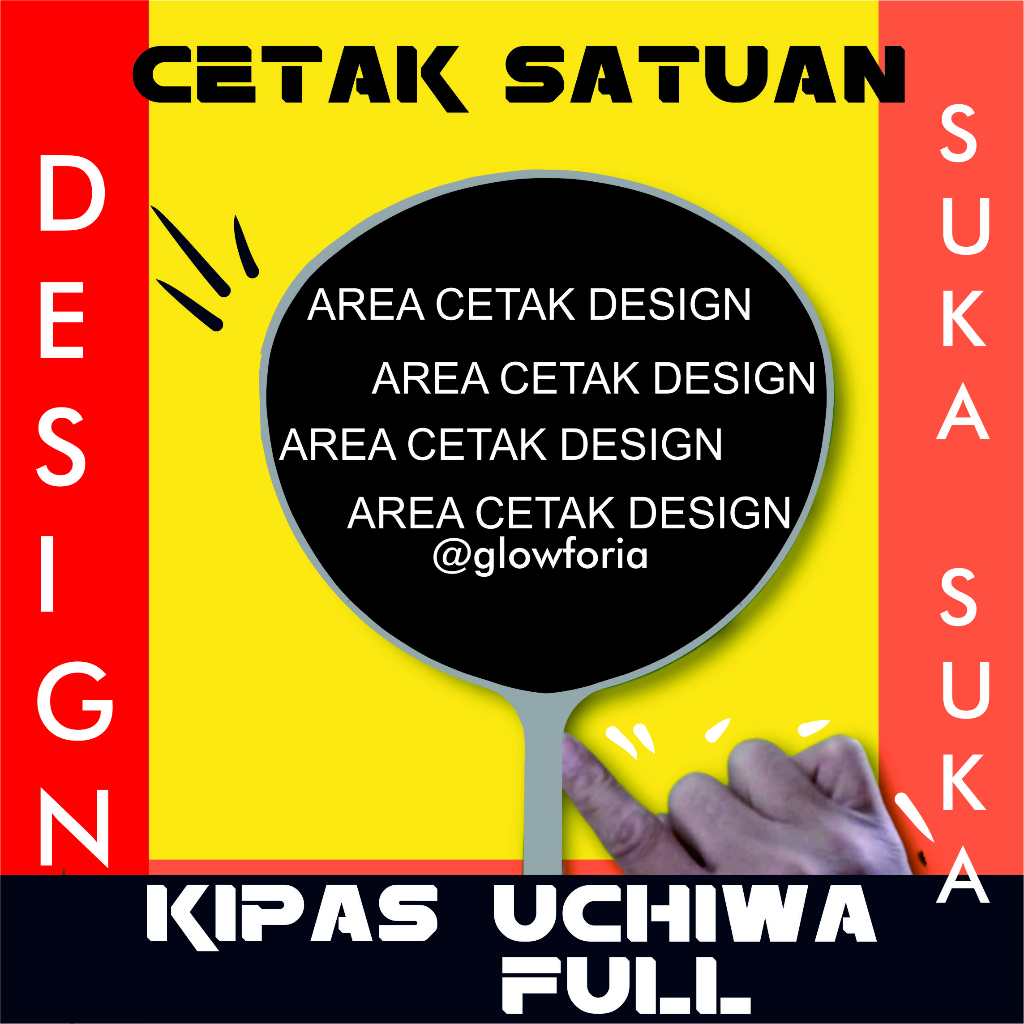 Print Unit - CUSTOM fan full DESIGN Handfan hand fan full Promotional ...