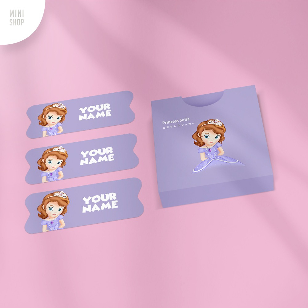 Princess Sofia Waterproof Name Sticker Label Package Princess Sofia   Id 11134207 7qul1 Li3yl7vo7jbk6e