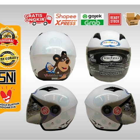 Helm Anak KIDZU Kids Fantasy Motif Random, SNI
