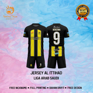 Al Ittihad Saudi Jersey BENZEMA #9 Home Soccer Jersey 2022/23