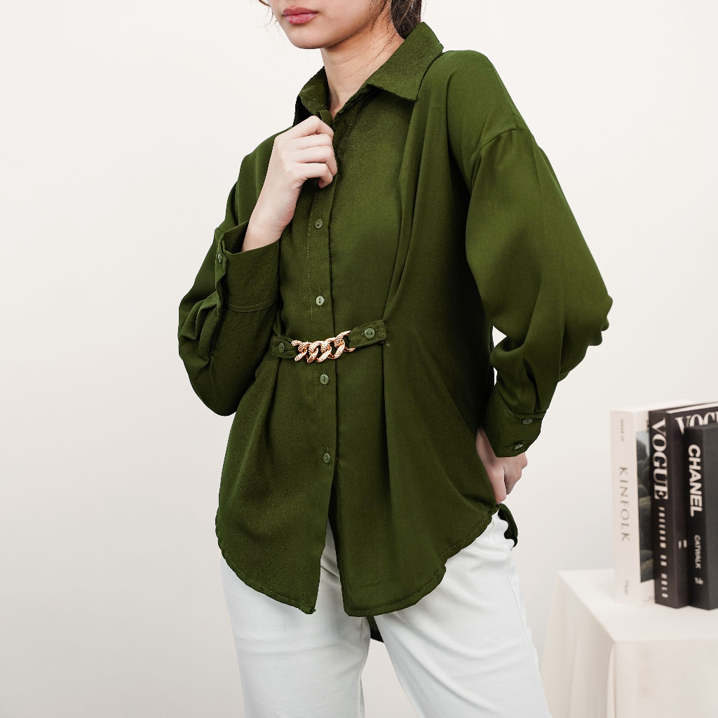 Michael's Collection - Blouse with Belt Serena - Gambar 3