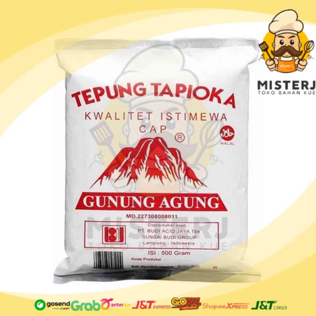 Rose Brand Great Tapioca Flour 500 Grams Tapioca Flour Kanji