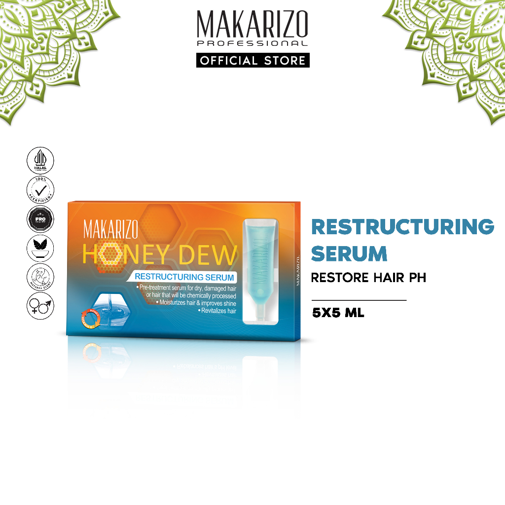 makarizo-professional-honey-dew-restructuring-serum-5x5-ml-shopee