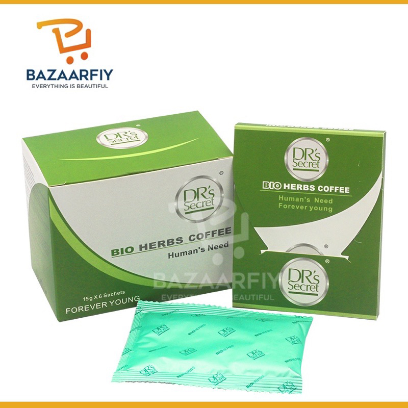 Dr's SECRET BIO HERBS COFFEE 15G x 6 Sachets Shopee Singapore