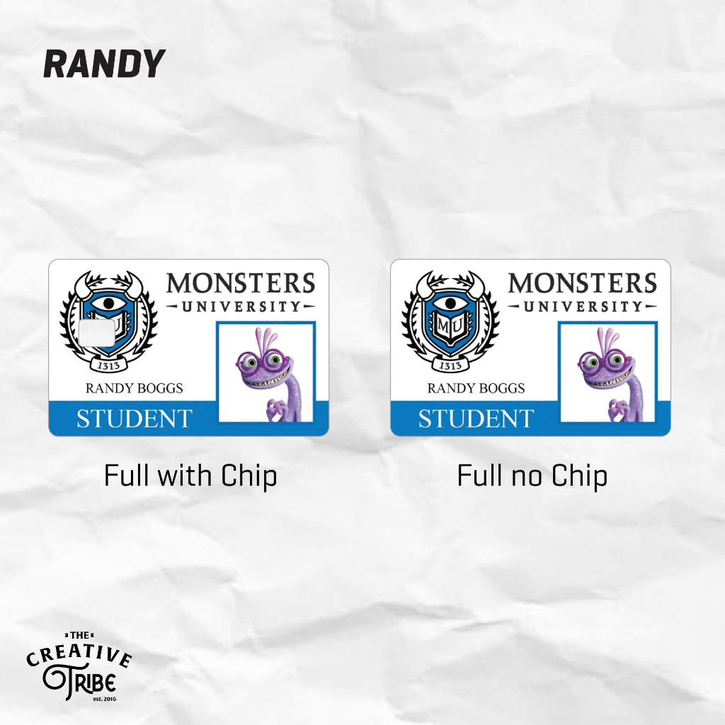 Monster University Sticker Card Skin Vinyl ATM Debit Credit