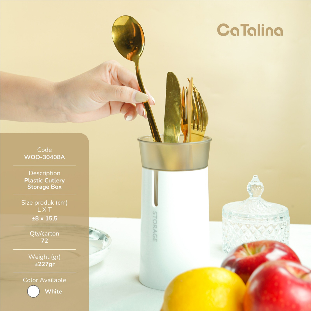 Tempat Sendok Garpu Serbaguna Premium Cutlery Holder Storage - Gambar 2