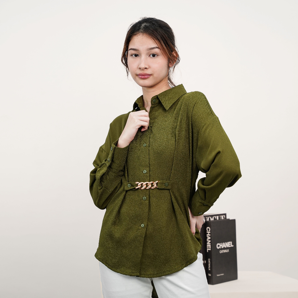Michael's Collection - Blouse with Belt Serena - Gambar 2