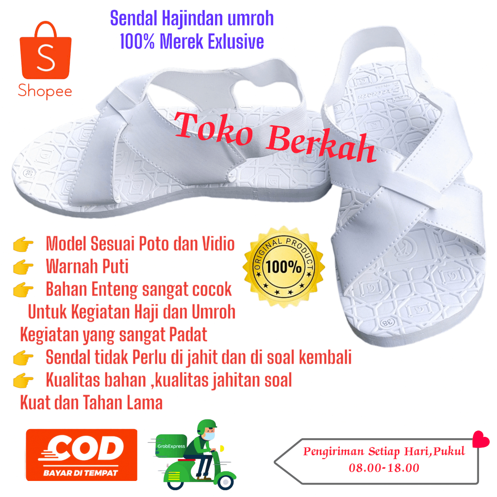 Exclusive Brand Cross Hajj And Umrah Sandals Shopee Singapore