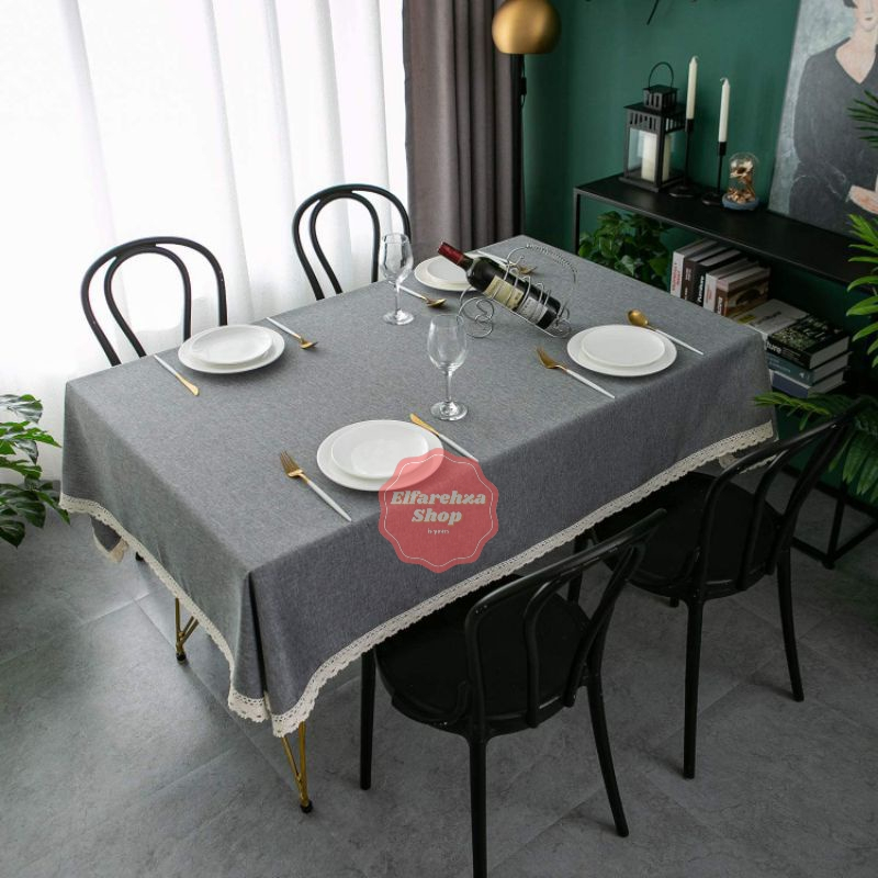 KATUN / Cover Living Room Tablecloth/Eating/Garden Cafe Plain Cotton ...
