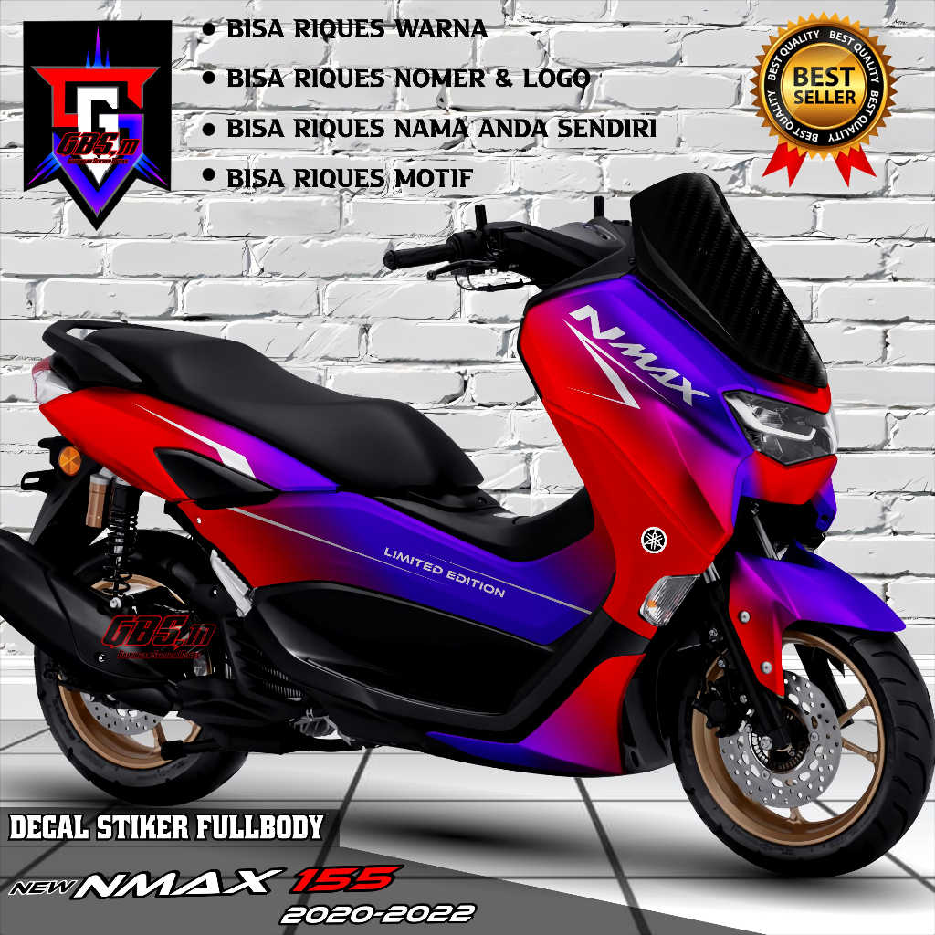 - Decal Sticker new Nmax 155 Fullbody 2020-2022 Fullbody Chameleon ...